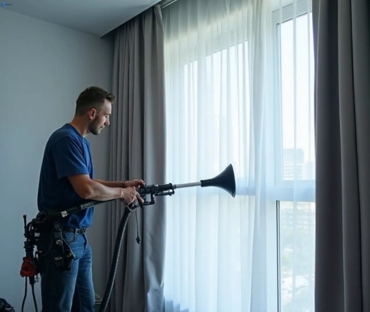 Professional commercial curtain cleaning process equipment Matty Curtain Cleaning brookfield-vic